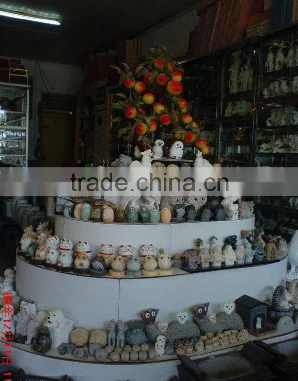 white marble animal carving