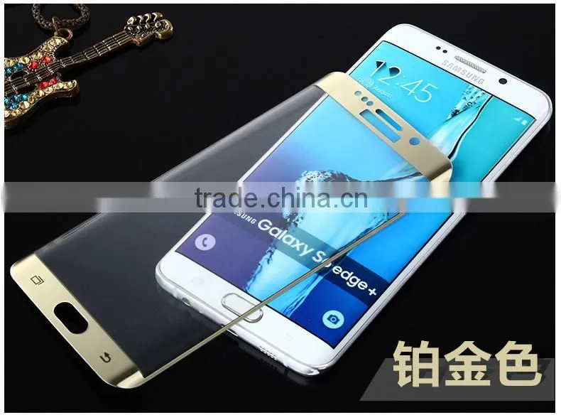 Keno For Samsung Galaxy S6 Edge Plus Tempered Glass Screen Protector 9H Hardness 3D Full Curved in 0.2mm Thickness