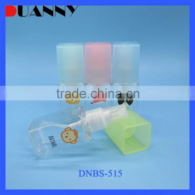 Luxury Packaging Plastic Spray Cosmetic Bottle Cosmetic Cream Jar Pet Cream Cosmetic Bottle With Pump And Cap