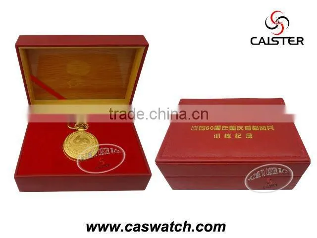 2016 new style gold round face fashion pocket watch