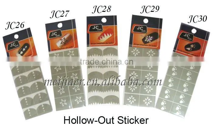 Nail art stencil sticker