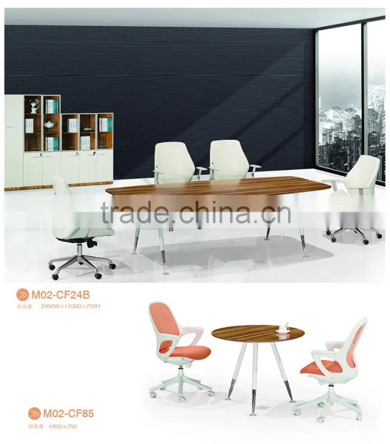 simple wood conference table factory price melamine wood DXS34