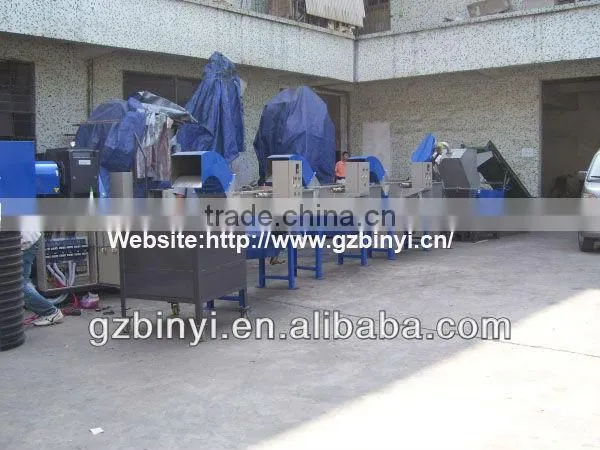 Scrap plastic recycling machine scrap / LCD computers TV screens recycling production line
