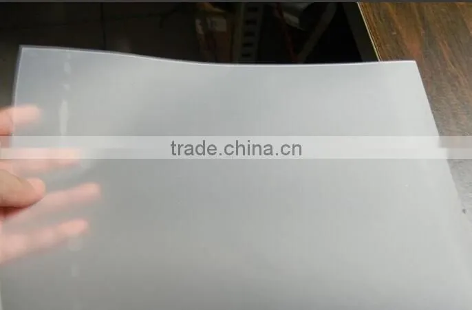 Transparent projection film