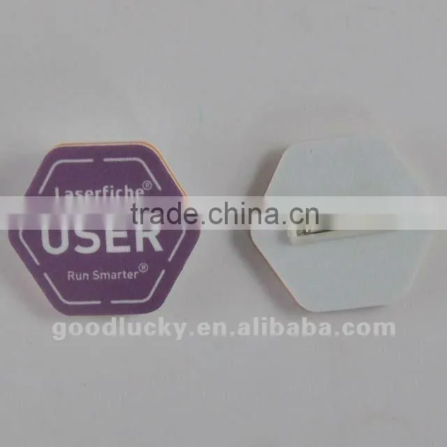 High quality Decorate gifts for Apparel--Monkey rubber pvc badge/hard pvc badge