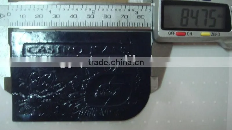 black denim jeans leather patch labels