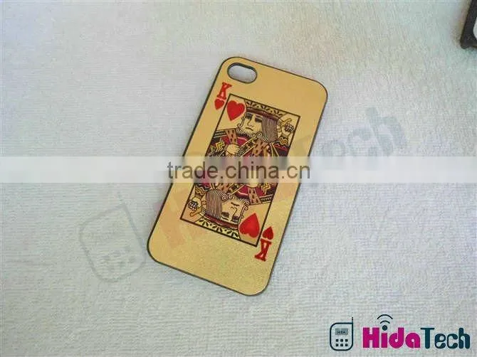 Casino Poker Joker Case for iPhone 4 / 4S,gold & silver color available