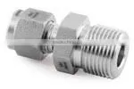 Stainless steel bspt male straight pipe fittings