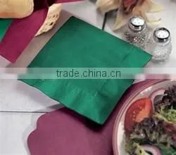 Green Paper Beverage Napkins 1 Ply for cocktail parties