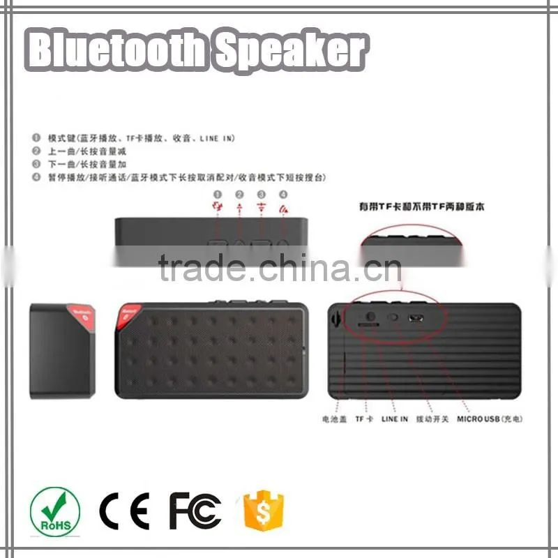 2016 hot selling mini portable bluetooth speaker