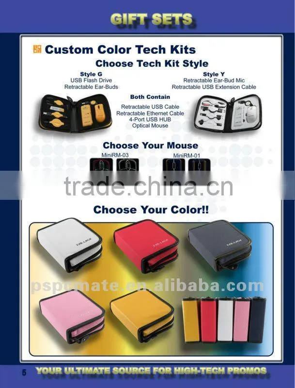 Customized color usb kits, usb travel kit, portable USB computer sets/Computer USB Travel Tool Kit