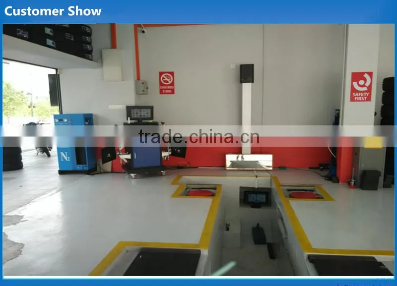 Hight resolution cameras 3D wheel alignment machine