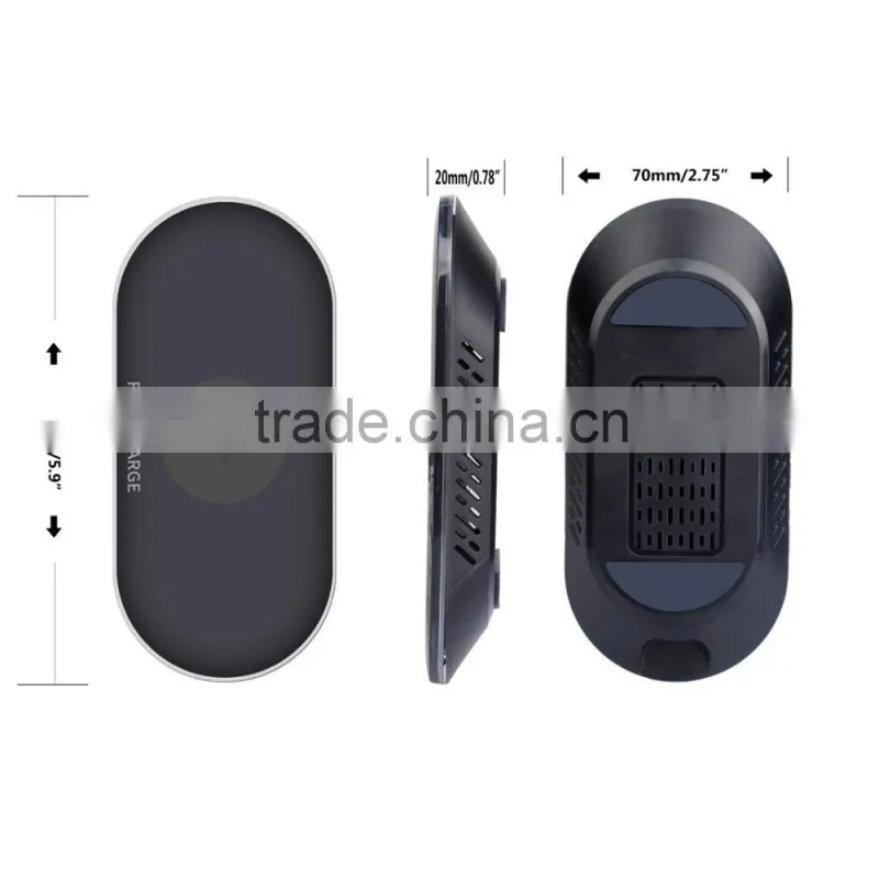 QC 2.0 fast charger qi wireless transmitter for Samsung note5 wireless charger