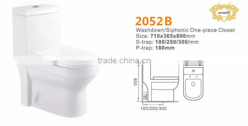 ceramic toilet siphonic/washdown one piece toilet Toilet bowl