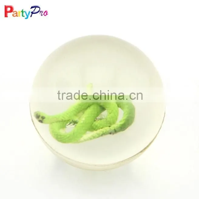 2016 wholesale snake figure inside bouncing ball