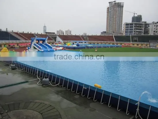 European standard good quality outdoor metal frame pool,Above Ground Swimming Pool