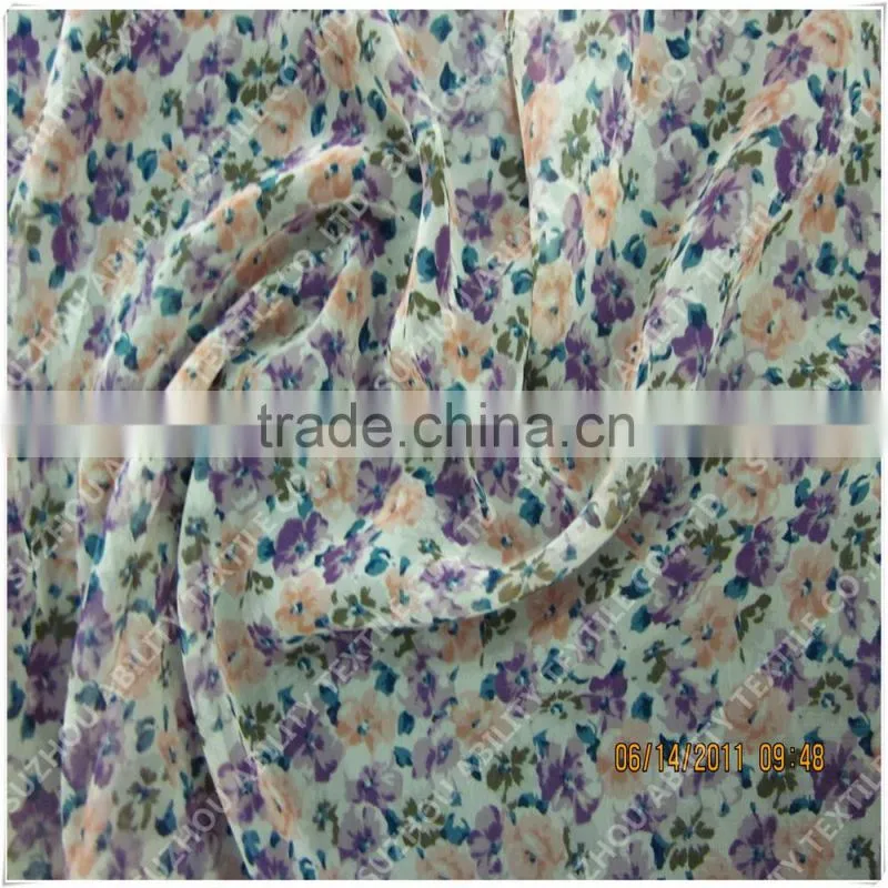 Different Types Of Polyester Chiffon Fabric Prints