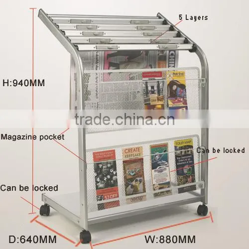newspaper stand for office