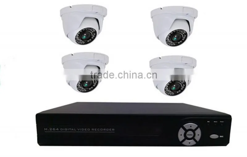 2016 HOT 4ch DVR Kit CCTV DVR System Security Camera Kit