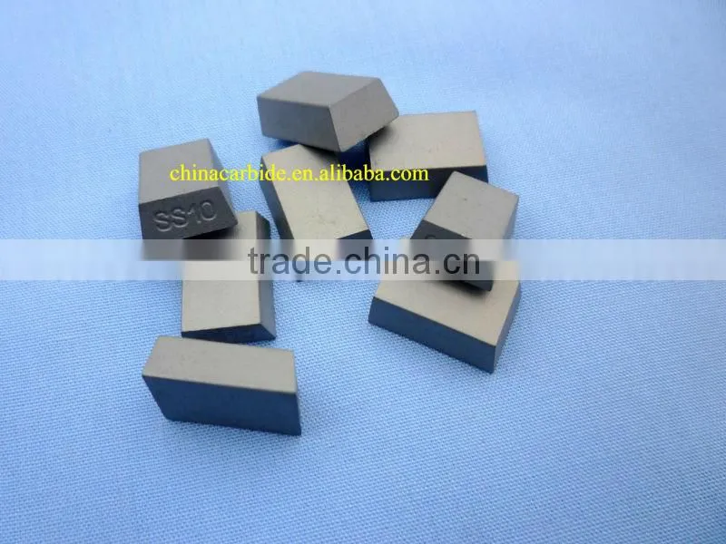 Stone cutting tools: SS10 tips/tungsten carbide tips/teeth usde for cutting limestone, sandstone, tufa stone, marble