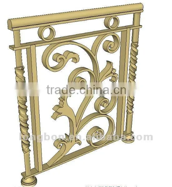 2014 Top-selling modern stailess steel balcony railing