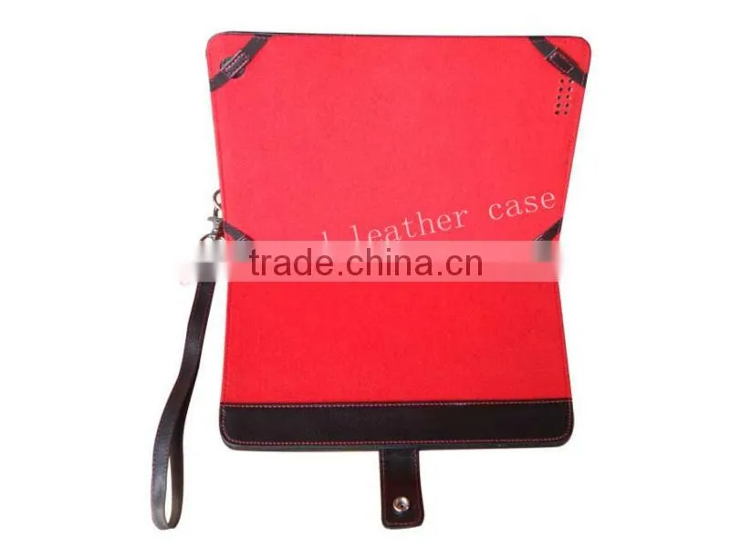Leather Case for tablet power charging