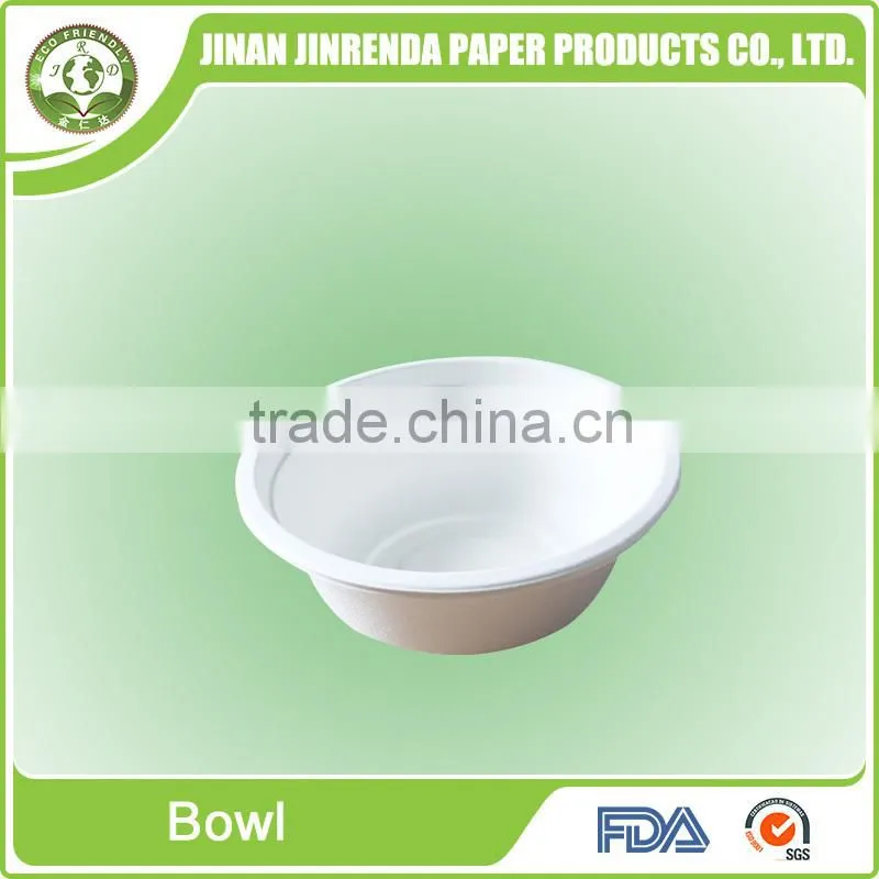 Disposable composable 500 ML Bowl with baggase pulp