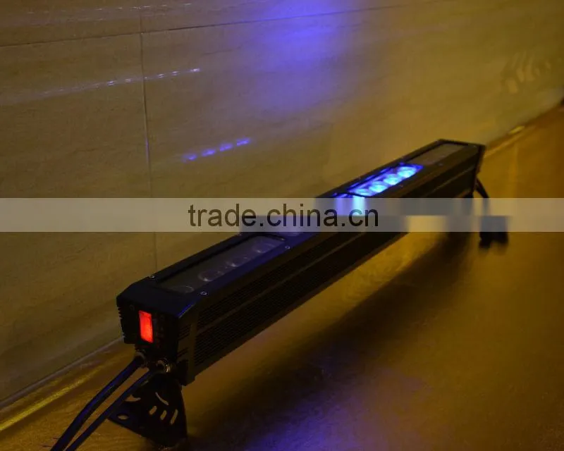 Outdoor led wall wash bar light 16pcs 10w RGBW EV W1016/DMX control stage light