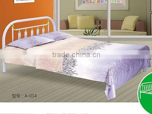 coppering metal single bed base