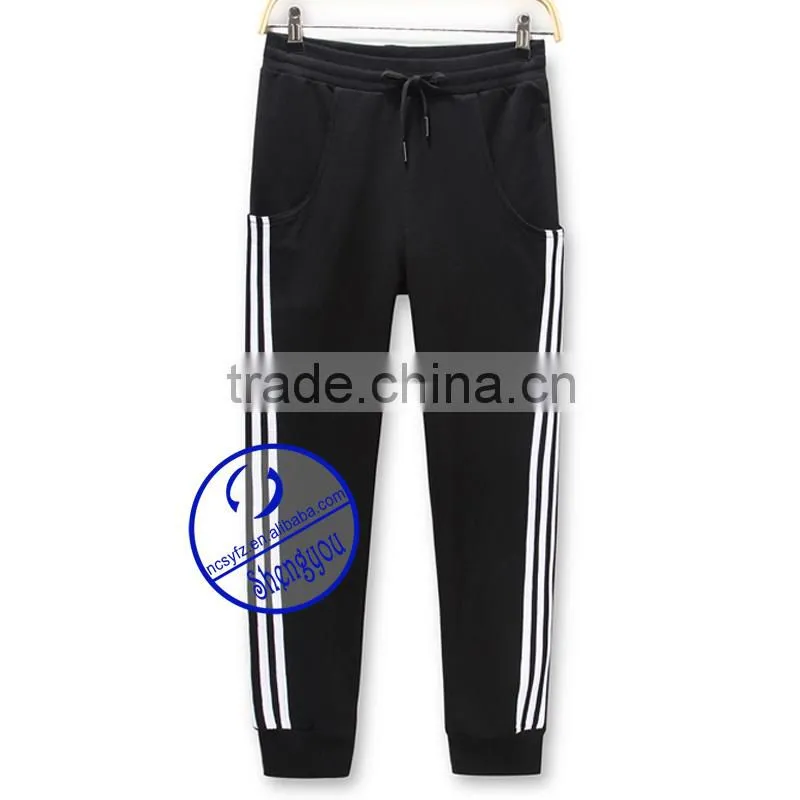 2015 custom wholesale quality womens slim jogger pants