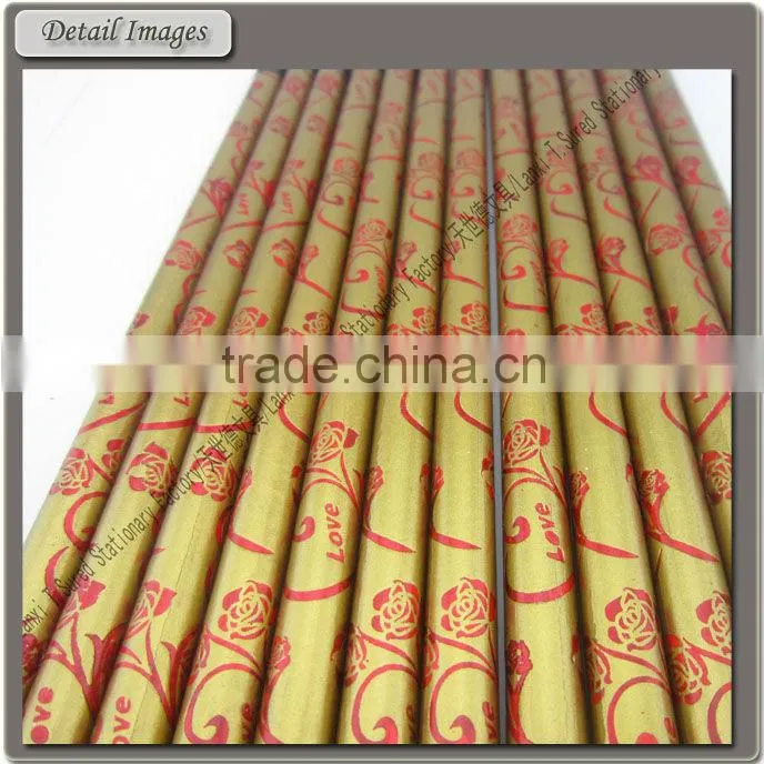Foil Natural Wooden HB Pencil In Bulk