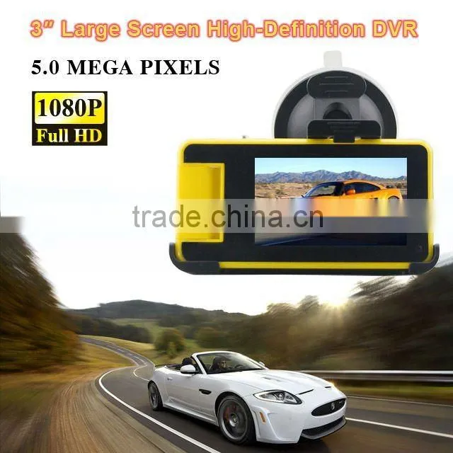 2012 fashion 5.0 Mega-pixel car blackbox camera dvr gps
