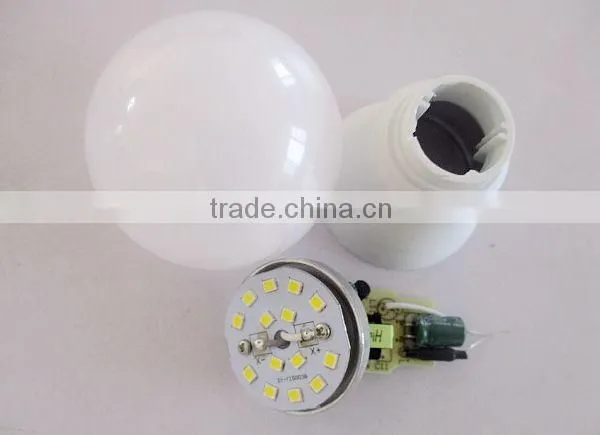New Style Aluminum Plastic Body A60 SMD 9W E27 LED Bulb Light