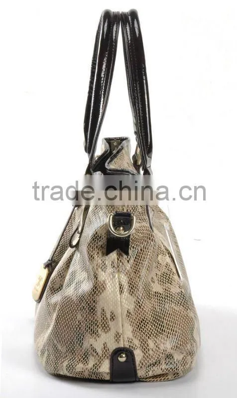 Summer Hot 2012! New Fashion Snake-Skin PU Handbag!