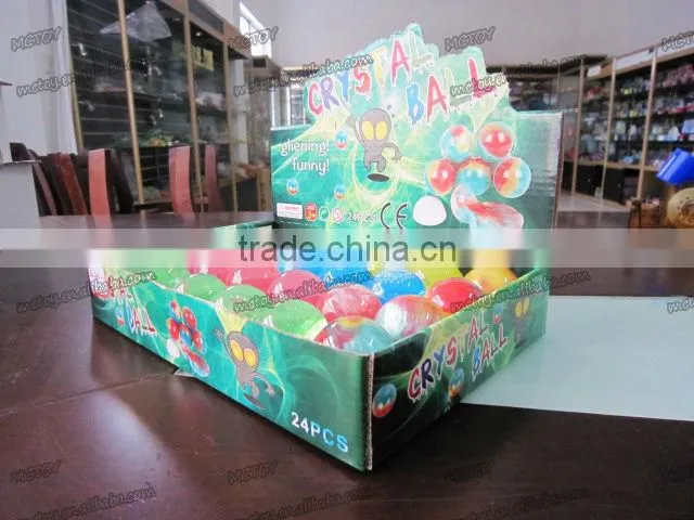 LOW PRICE novelty magic crystal ball putty slime baby toys 4cm 24pcs/box a variety of colors