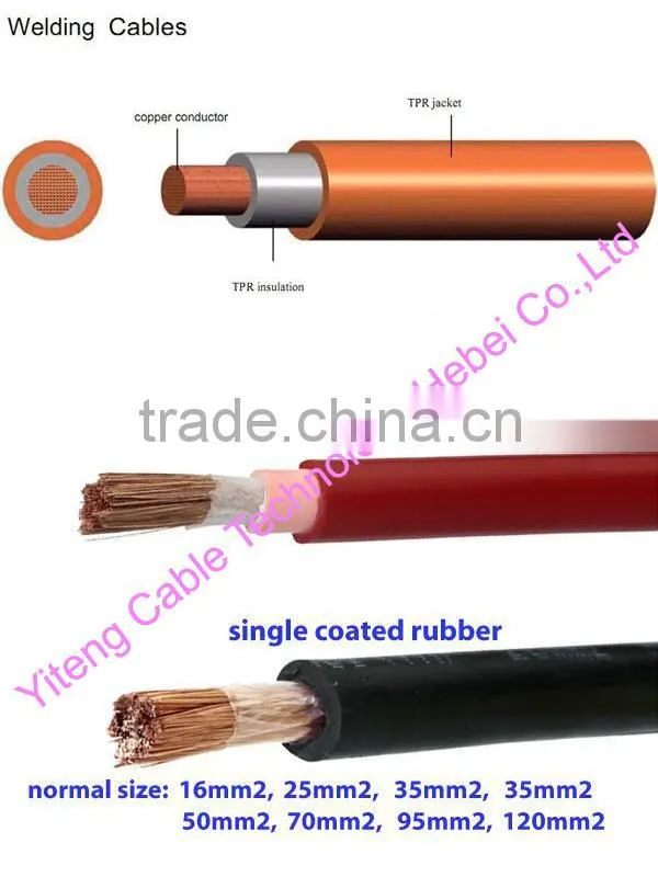 PVC welding cable 35mm2 2015 hot sale