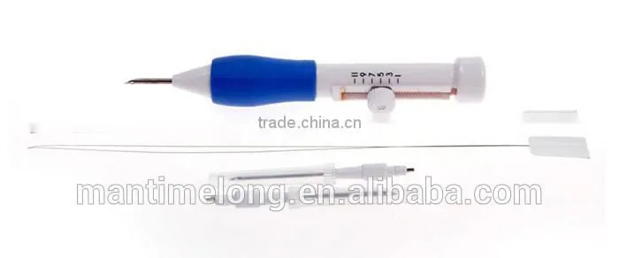 Three Sized Embroidery Stitching Needle Punching Punch Craft Tool Kit 2 Threader