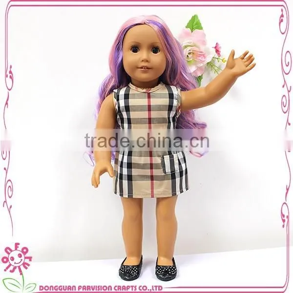 Cheap baby cute American girl doll toy 18 inch for kids