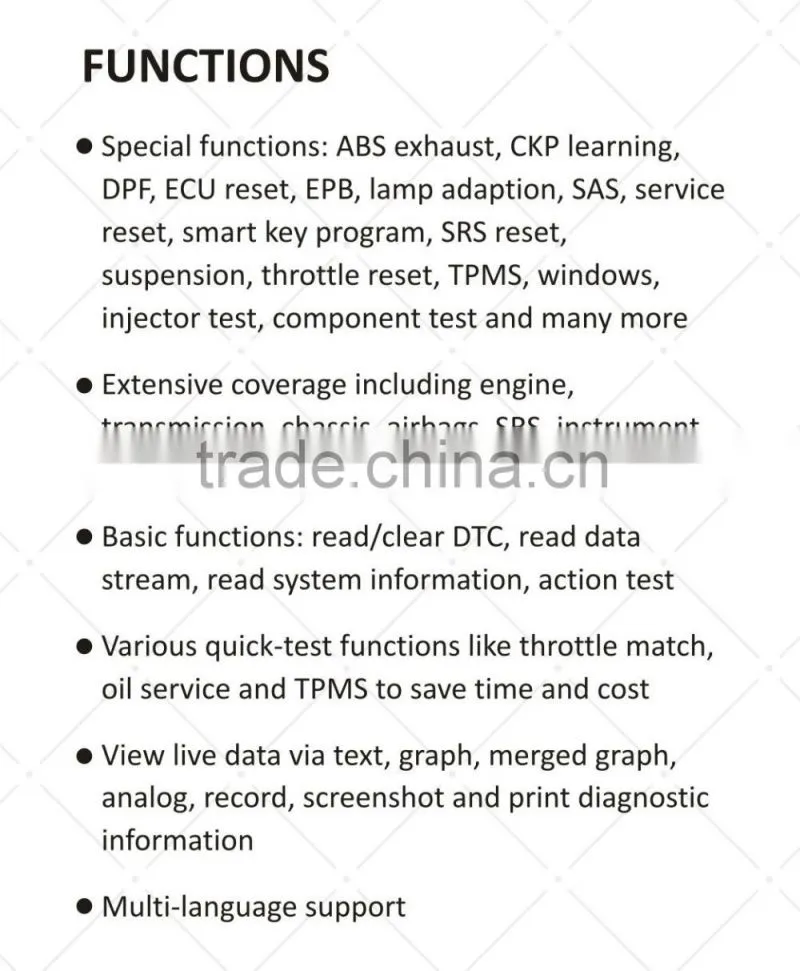 Original Fcar F3S-W Universal Car Diagnostic Computer for Japanese, Korean, European,American,Chinese cars