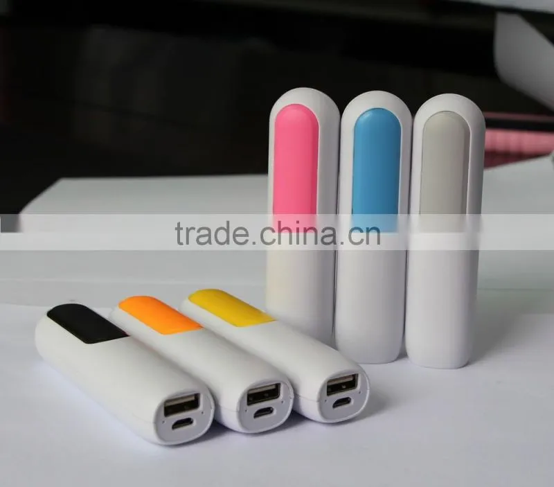 Creative finger shape promotion gift personalized logo service 2200mAh power bank charger