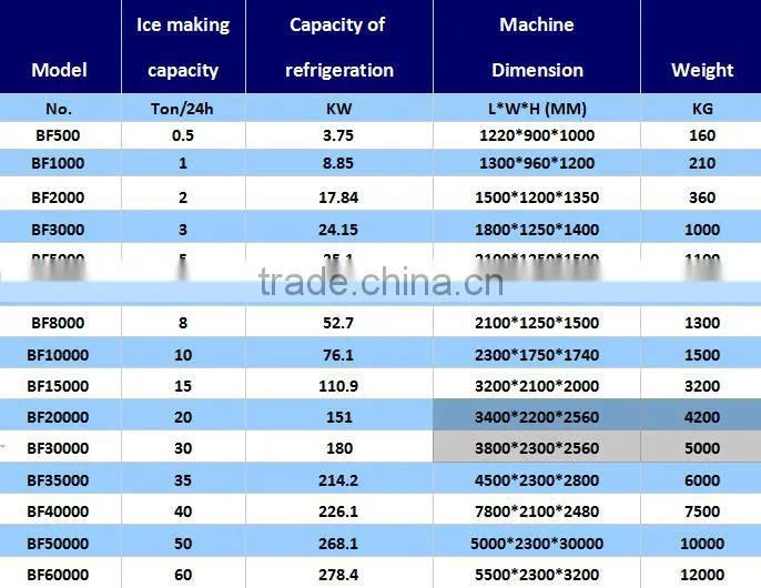Automatic 5 Tons Flake Ice Machine with New Technology