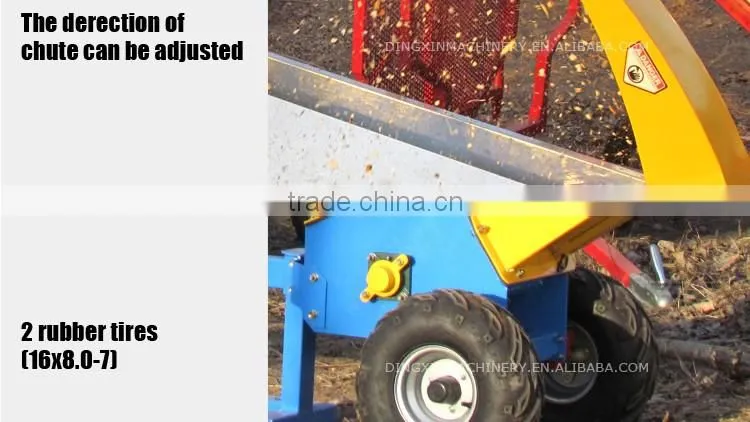 NEW Updated 15hp engine wood chipper machine
