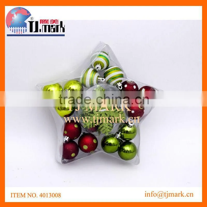 Blue and white elegant christmas tree decoration ornament