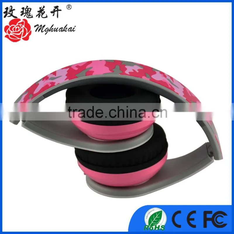 Foldable Headphone Bluetooth with AM FM Radio OEM Logo Inexpensive Price