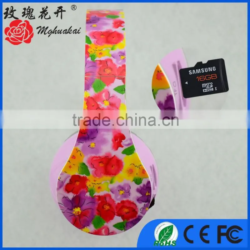 Foldable Headphone Bluetooth with AM FM Radio OEM Logo Inexpensive Price