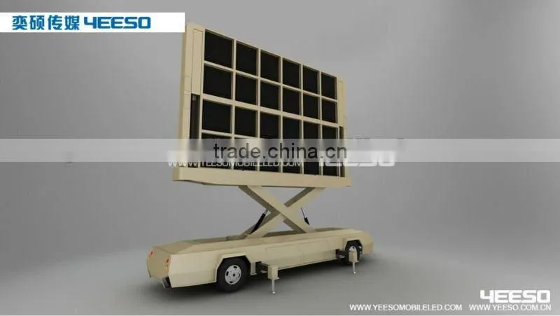 outdoor mobile advertising trailer-YES-T12