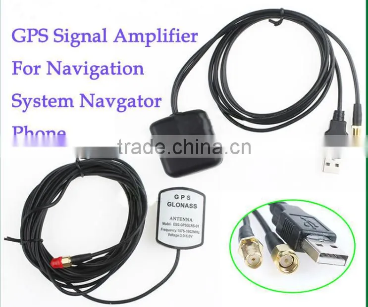 GPS Antenna GPS signal Amplifier receiver+transmitter USB connector,amplifying GPS signal for navigation system navigator phone