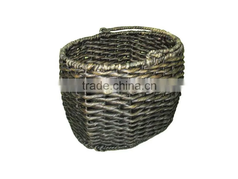 2015 New Product Oval Water Hyacinth Basket for Home Decoration and Furniture