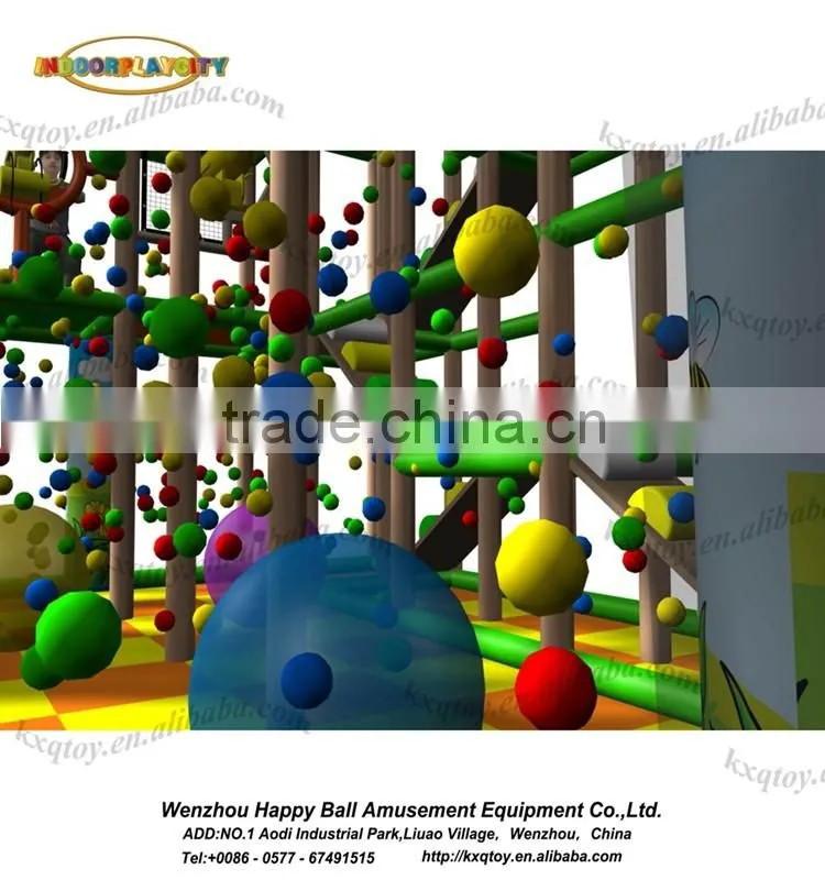 3 layers fun ball play indoor playground type outdoor playground equipment