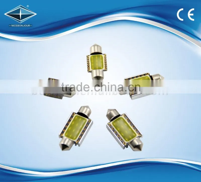 Heat Dissipation Hole Festoon with Silver Aluminum COB 31 36 39 41 Size LED Light